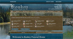 Desktop Screenshot of koskeyfuneralhome.com